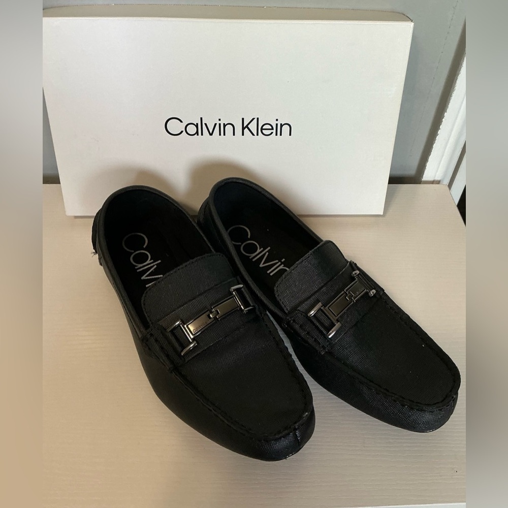 Calvin Klein Men's Black Loafers